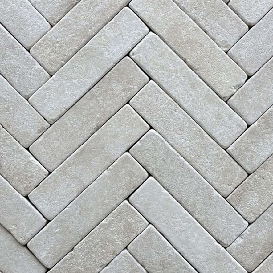 Galala Tumbled Pre-Sealed Limestone Slim-Setts